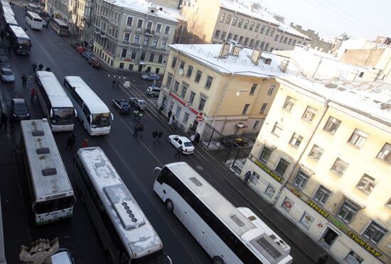 Митинг в поддержку Владимира Путина в Санкт-Петербурге