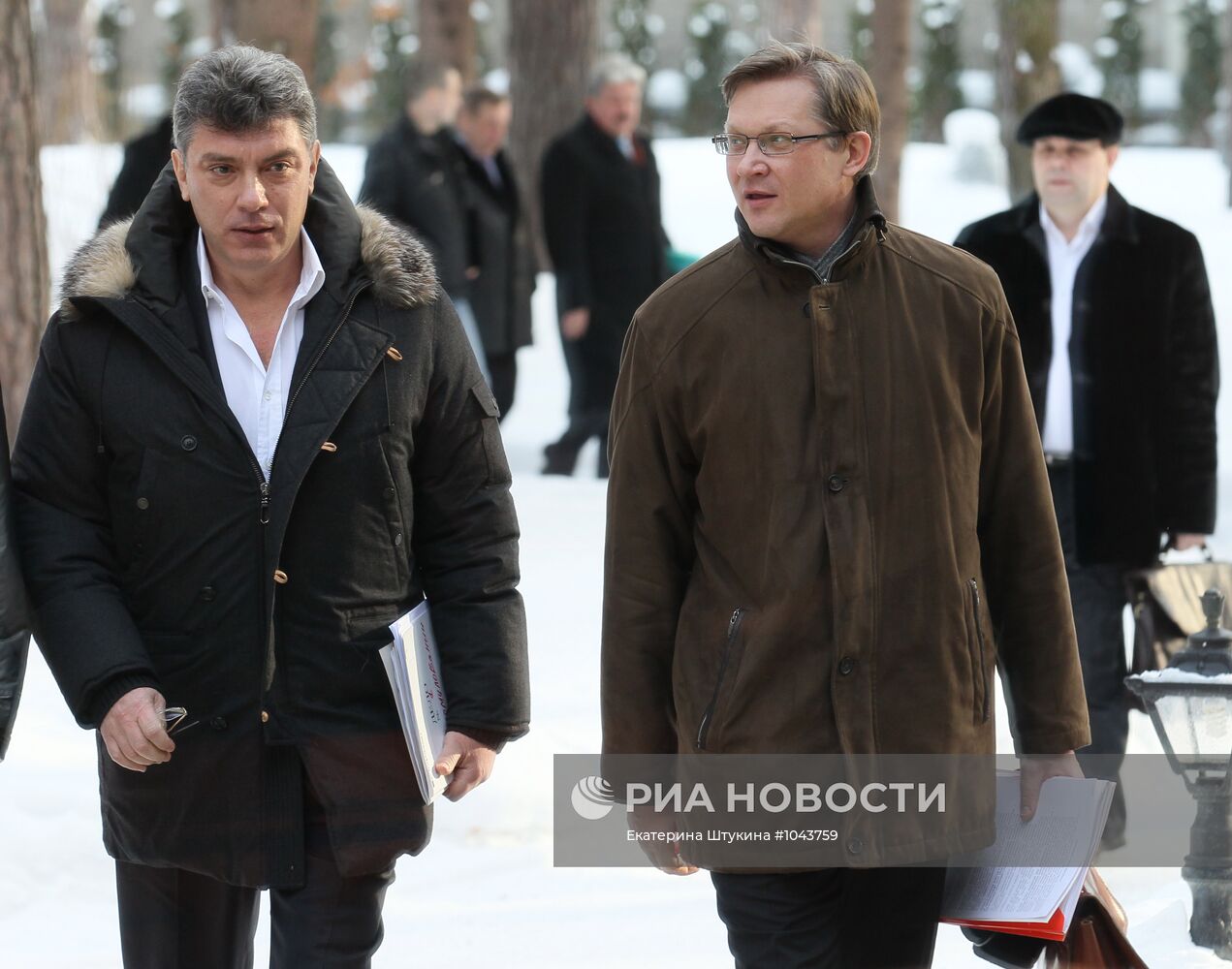 Борис Немцов и Владимир Рыжков