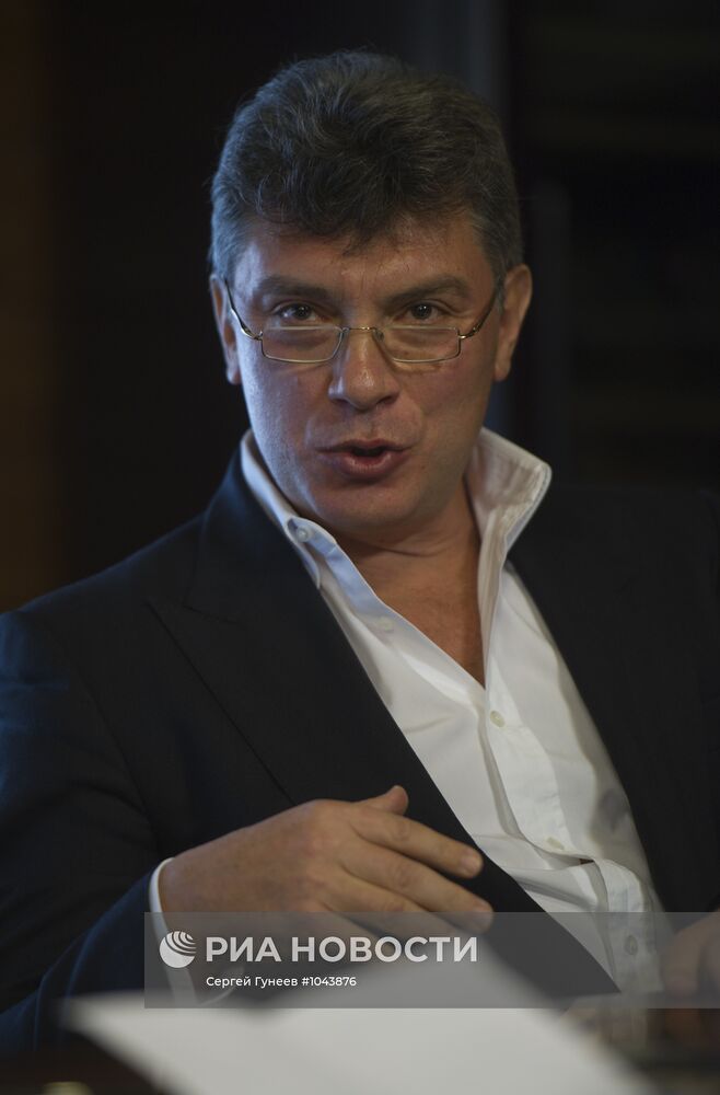 Борис Немцов в "Горках"