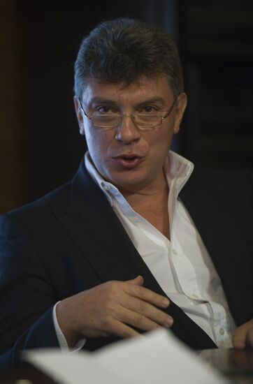 Борис Немцов в "Горках"