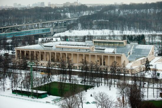 Бассейн спортивного комплекса "Лужники" в Москве