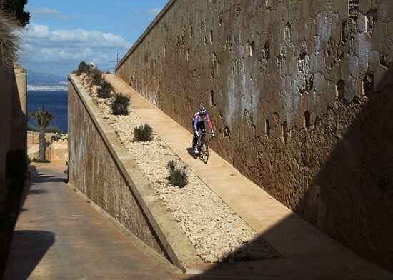 Тренировка велокоманды "РусВело" в Пальме-де-Мальорке
