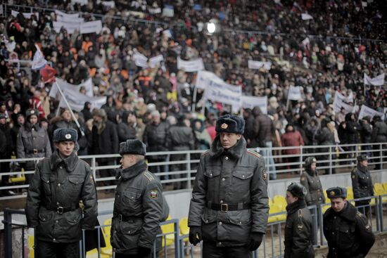 Шествие и митинг "Защитим страну!" в поддержку В.Путина