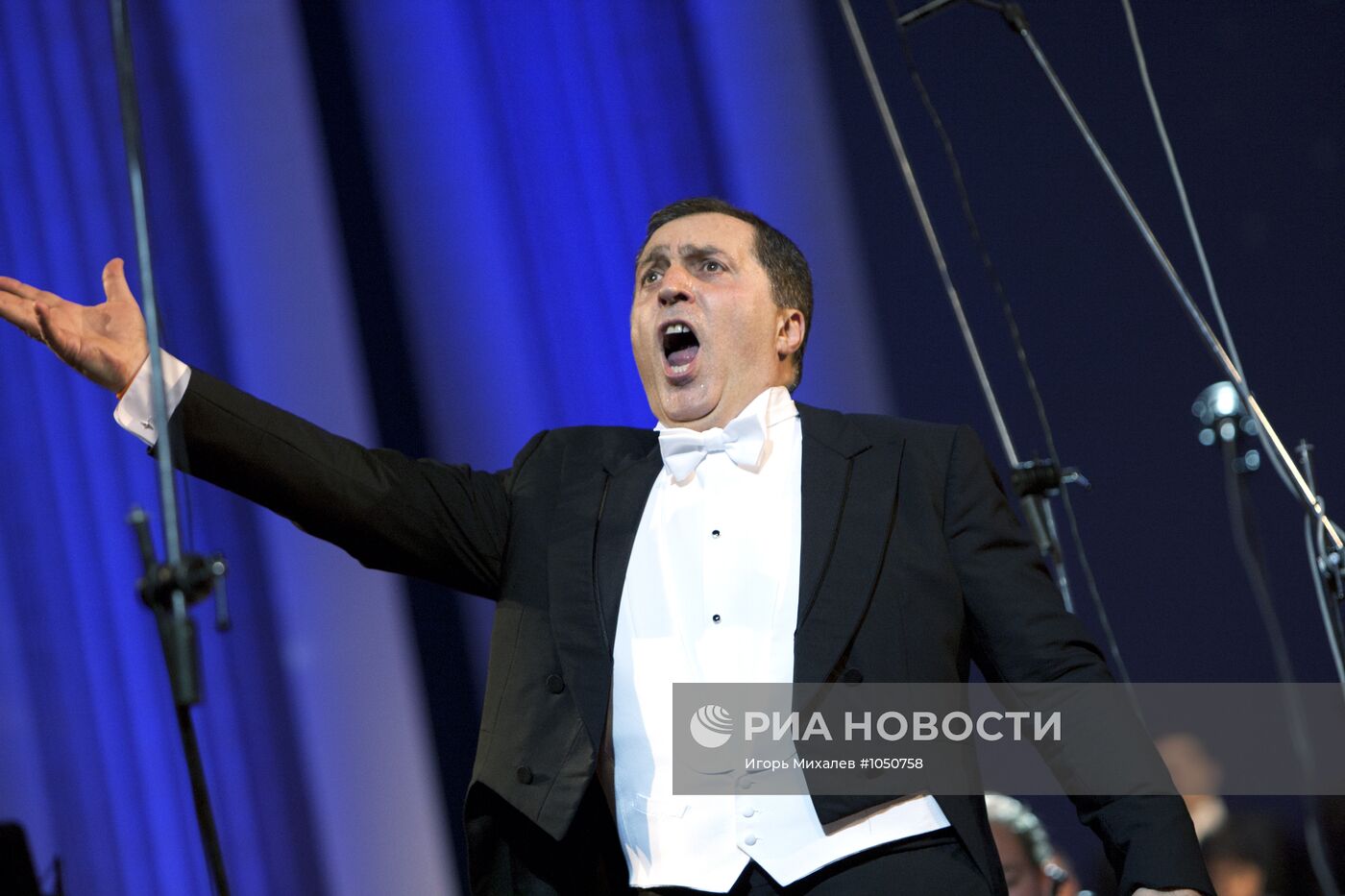Оперный певец П.Ш. Бурчуладзе