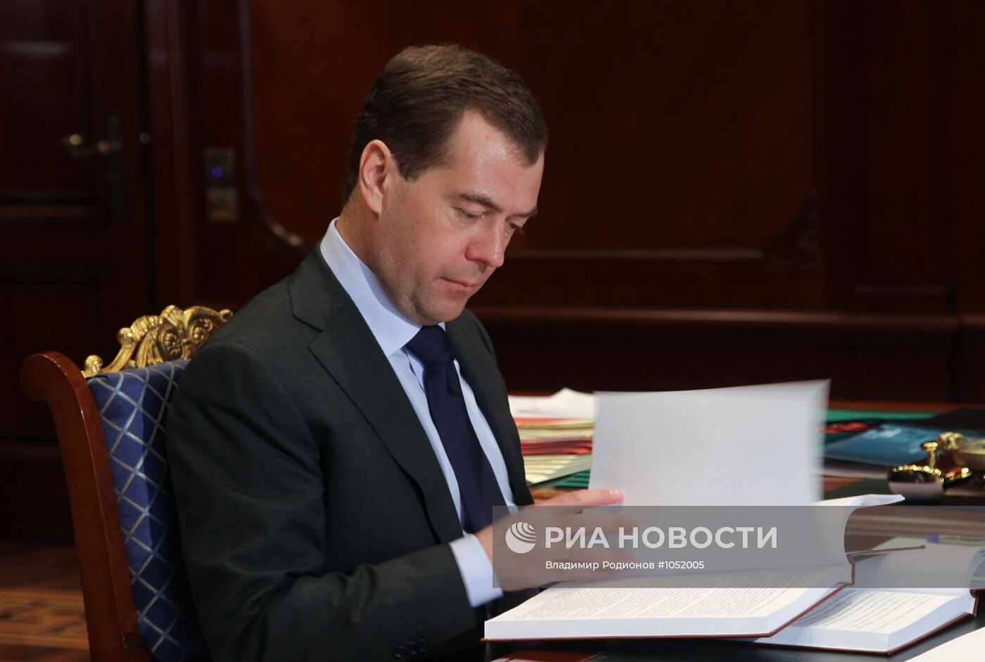 Д.Медведев провел встречу с В.Лукиным