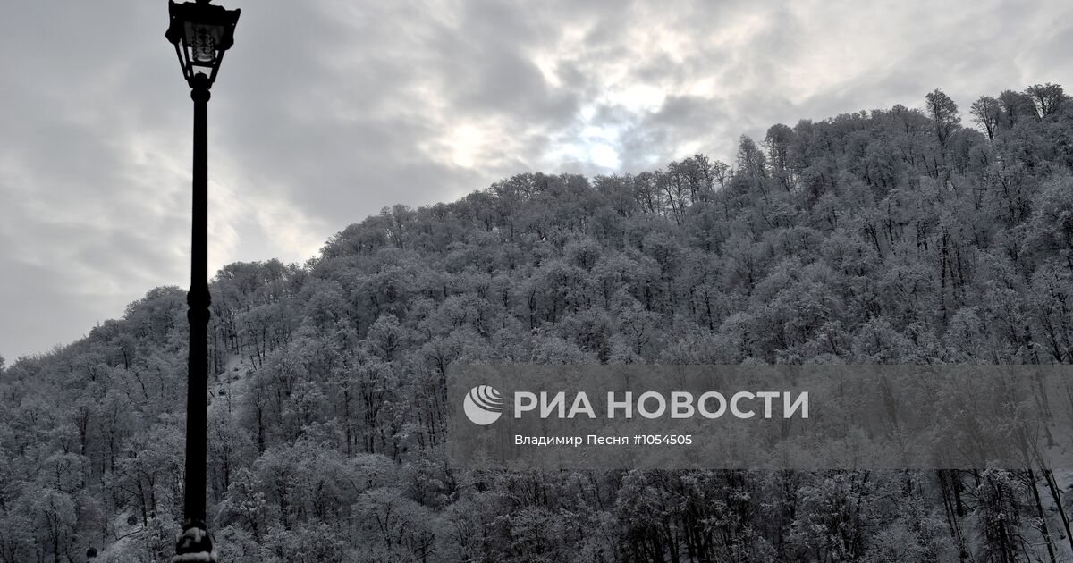 Межсезонье роза Хутор Весна фото горы