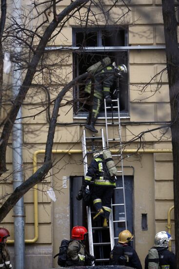 Взрыв газового баллона в ресторане "Харбин" в Санкт-Петербурге