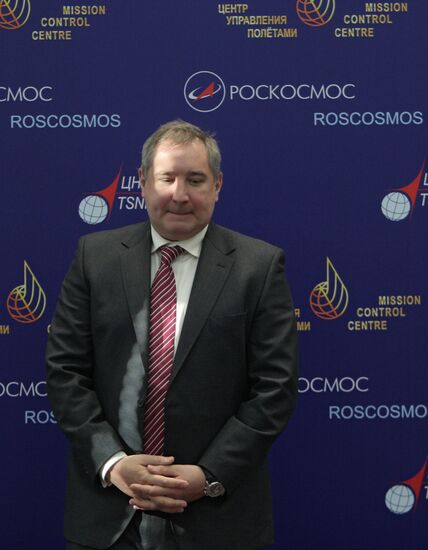Вице-премьер правительства РФ Д.Рогозин посетил ЦУП