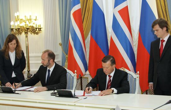 Заседание российско-норвежской комиссии по сотрудничеству
