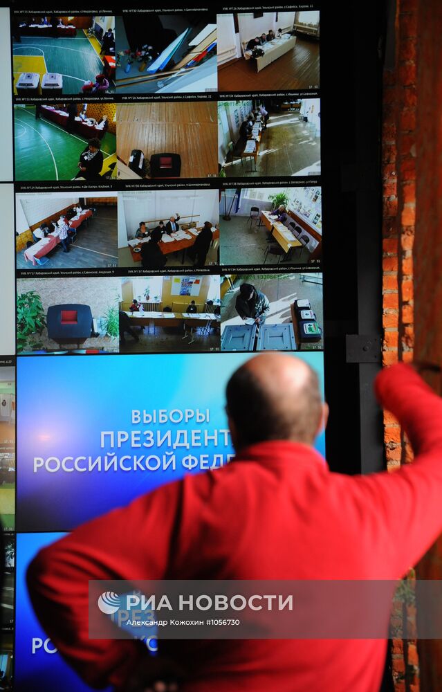 Системы видеонаблюдения на избирательных участках страны