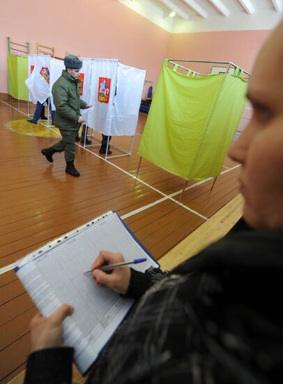 Выборы президента РФ в Московской области