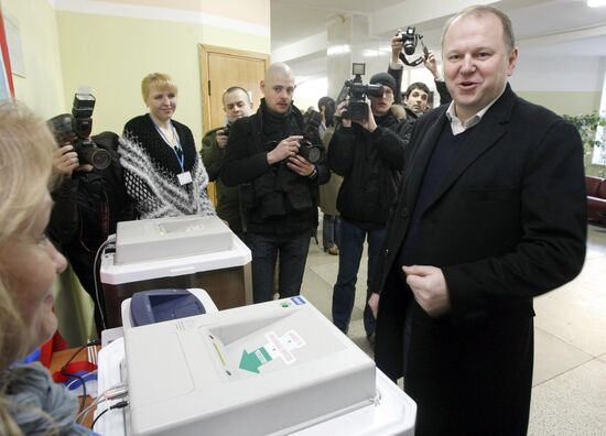 Голосование известных людей на выборах президента РФ