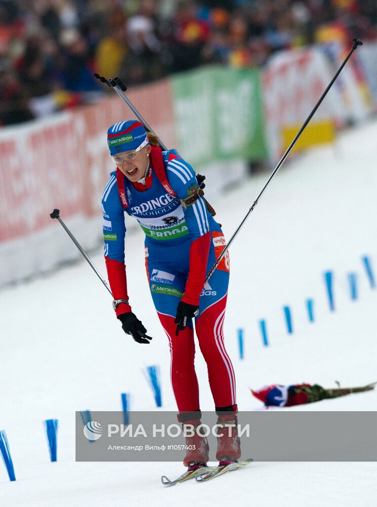 Биатлон. Чемпионат мира. Женщины. Гонка преследования