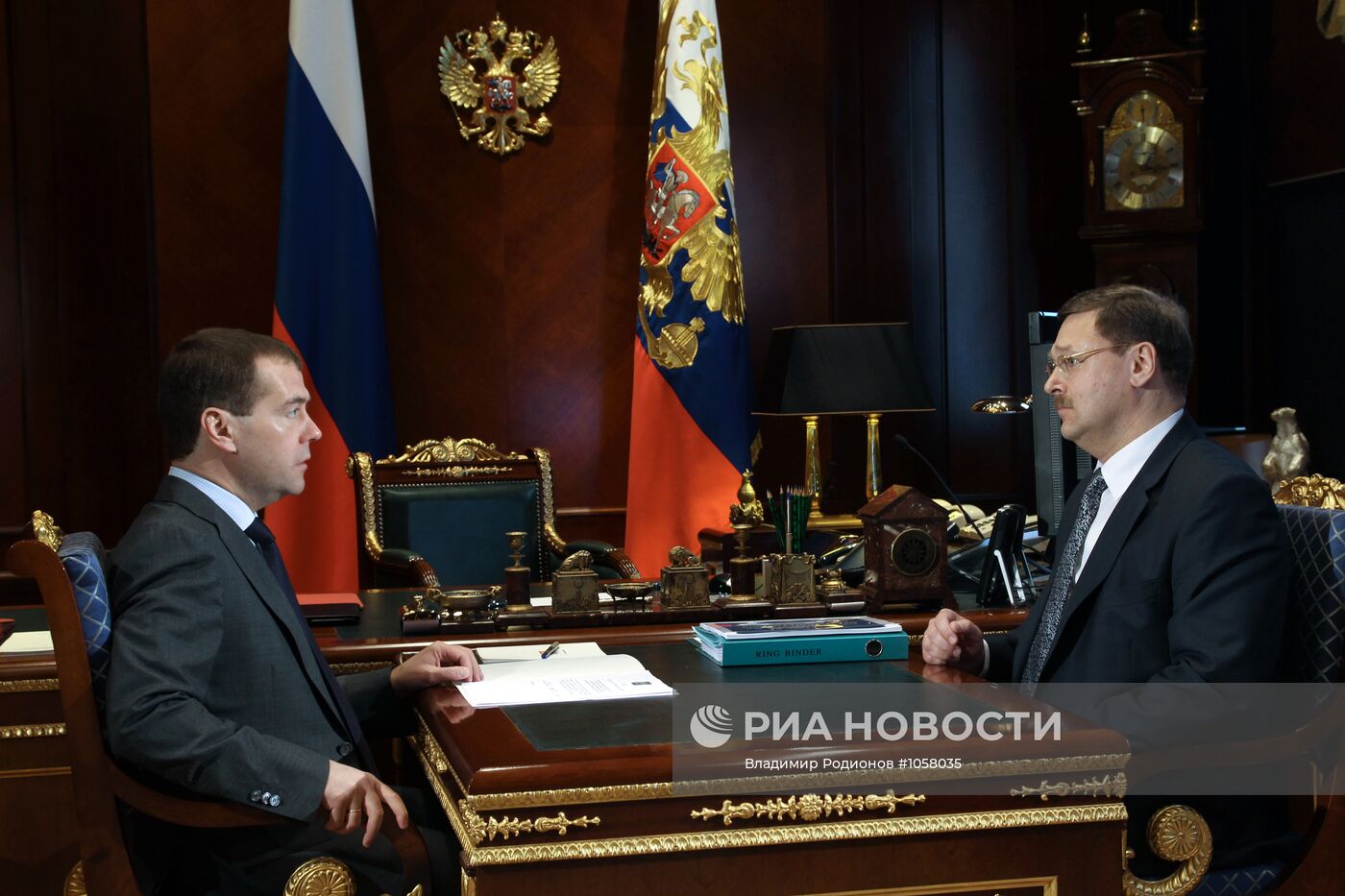 Встреча Д. Медведева и К. Косачева