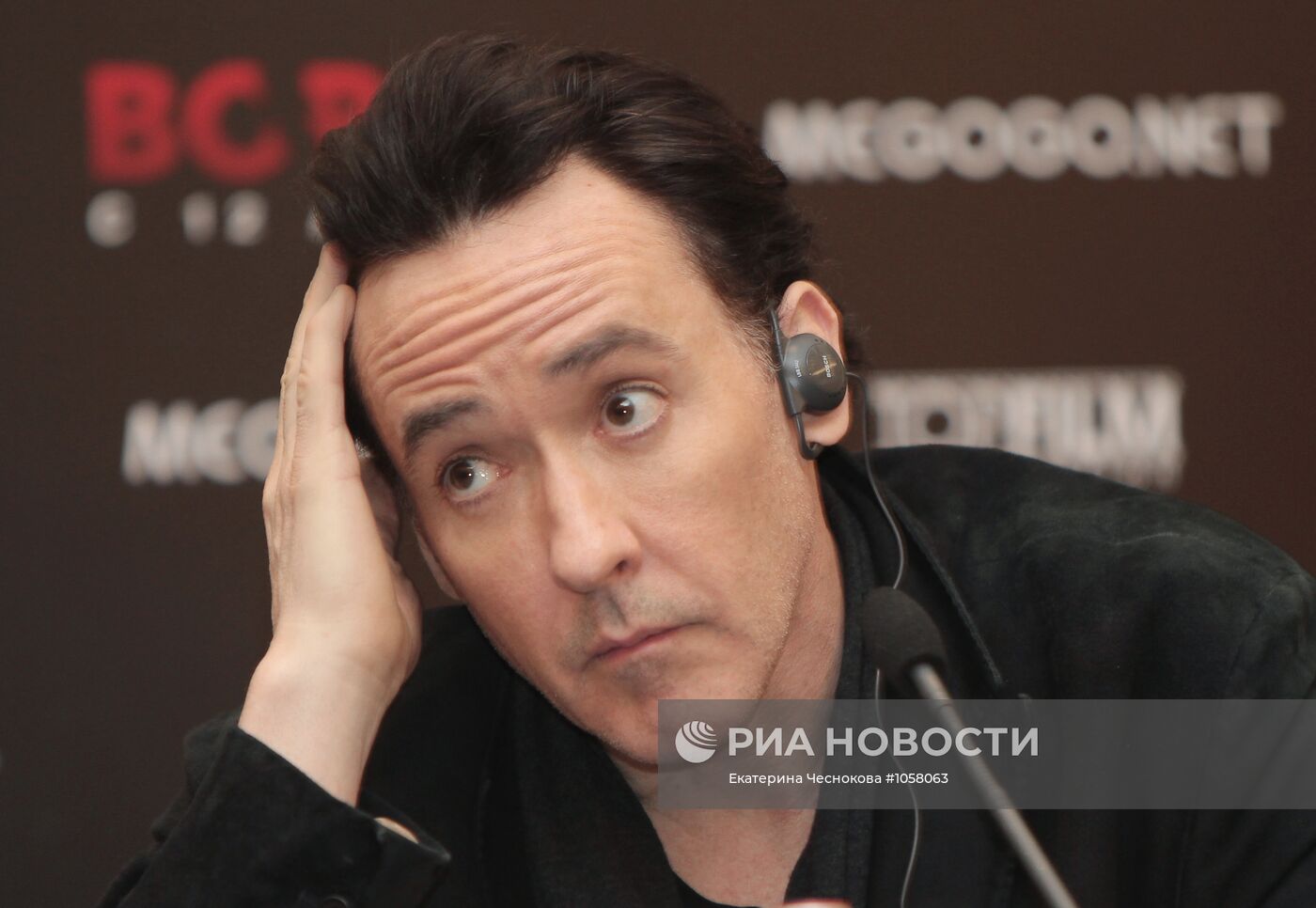 Пресс-конференция актера Джона Кьюсака в Москве
