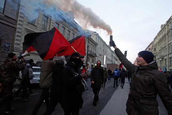Митинг оппозиции в Санкт-Петербурге