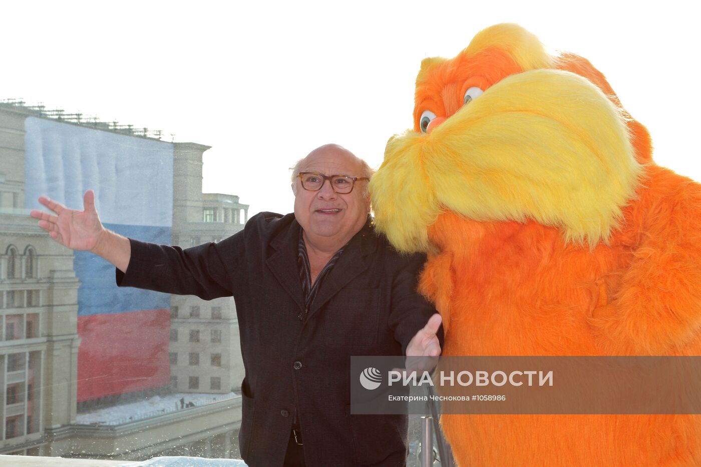 Дэнни де Вито на фотосессии в Москве