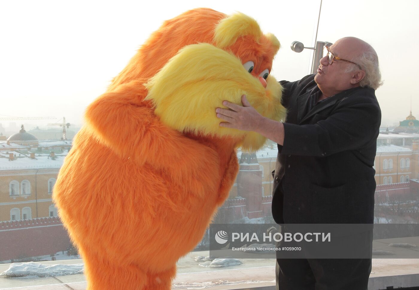 Дэнни де Вито на фотосессии в Москве