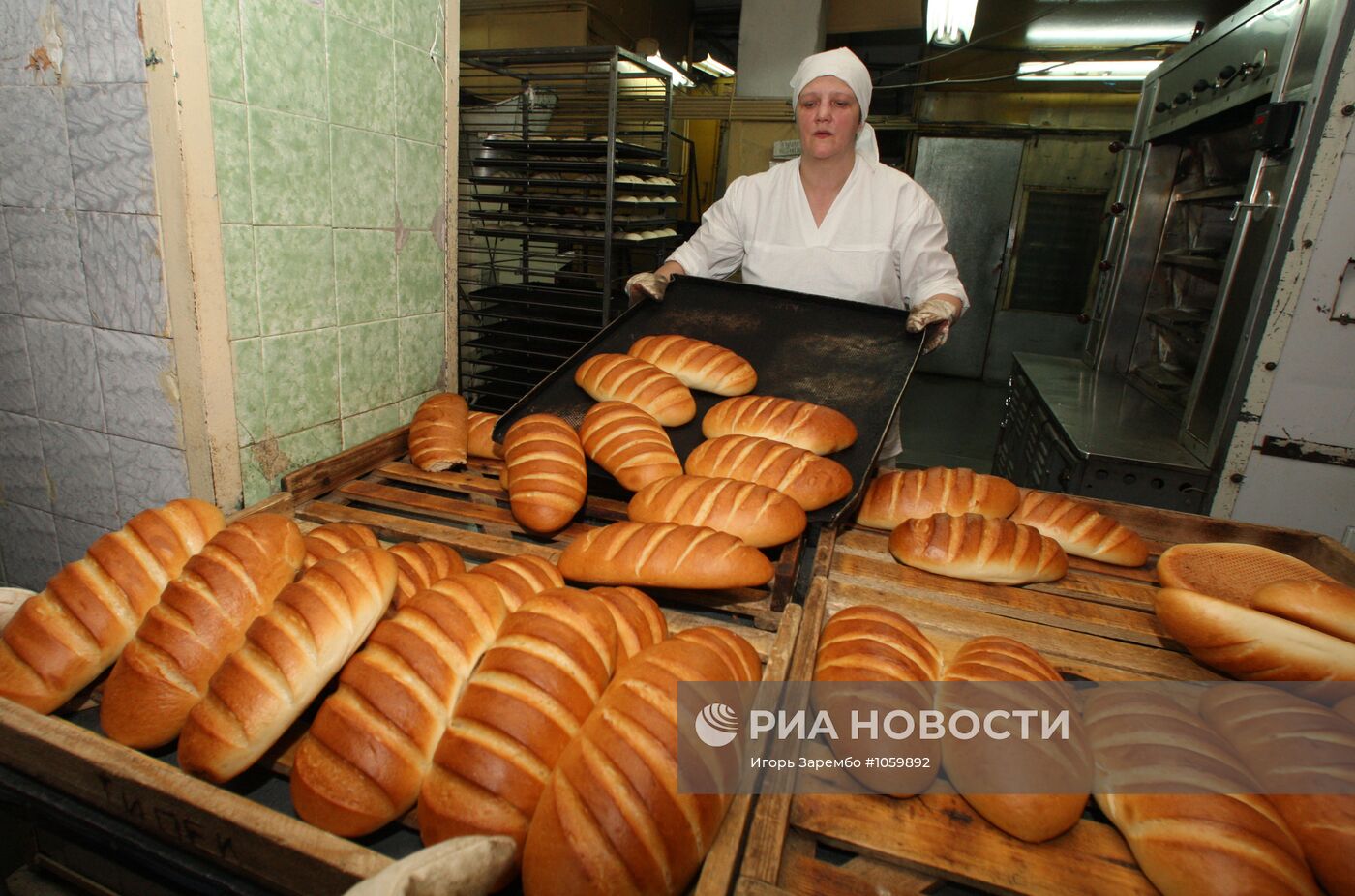 Работа Полесского хлебозавода в Калининградской области