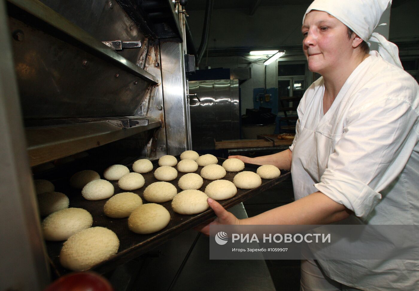 Работа Полесского хлебозавода в Калининградской области
