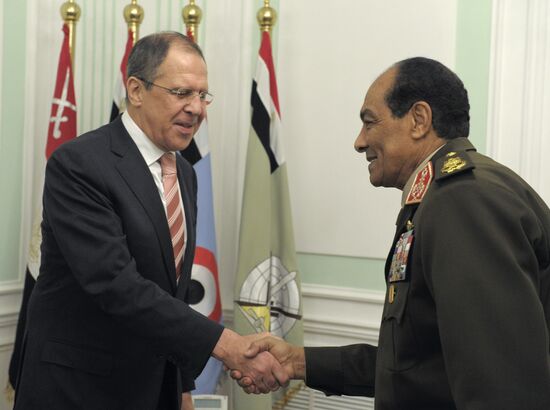 Глава МИД России встретился с военным руководством Египта