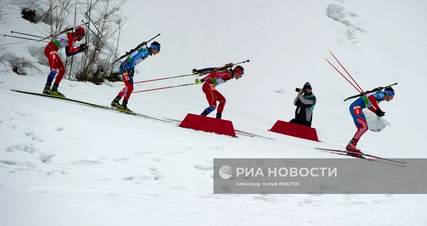 Биатлон. Чемпионат мира. Мужчины. Масс-старт