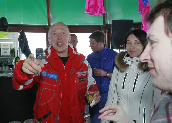 Вечеринка после 44-го лыжного марафона Engadin 2012