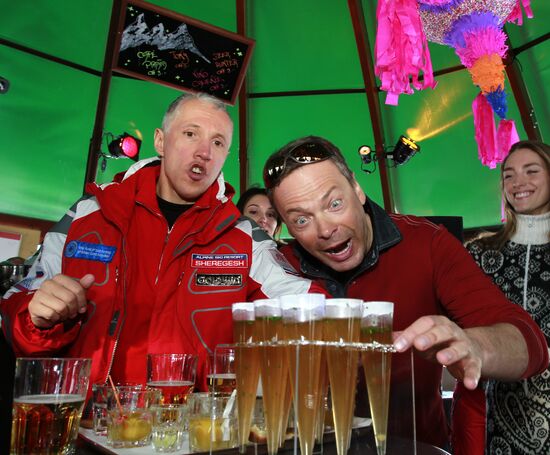 Вечеринка после 44-го лыжного марафона Engadin 2012