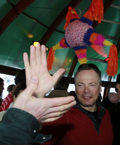 Вечеринка после 44-го лыжного марафона Engadin 2012