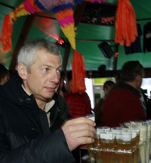 Вечеринка после 44-го лыжного марафона Engadin 2012