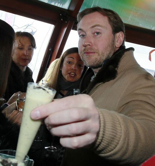 Вечеринка после 44-го лыжного марафона Engadin 2012