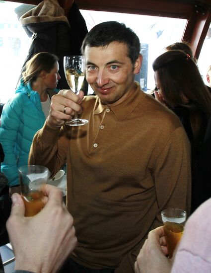 Вечеринка после 44-го лыжного марафона Engadin 2012