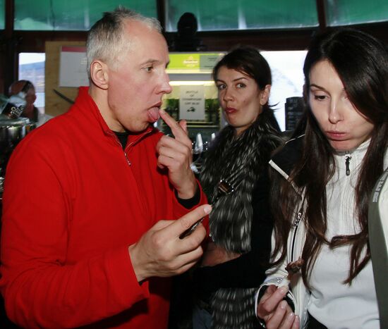 Вечеринка после 44-го лыжного марафона Engadin 2012