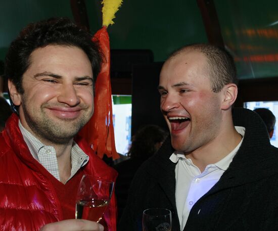 Вечеринка после 44-го лыжного марафона Engadin 2012