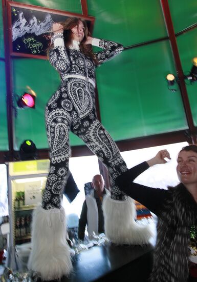 Вечеринка после 44-го лыжного марафона Engadin 2012