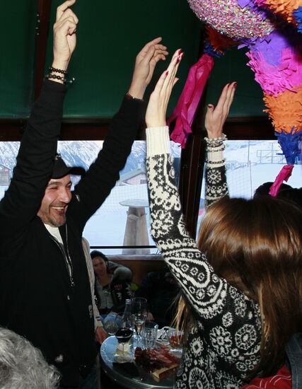 Вечеринка после 44-го лыжного марафона Engadin 2012