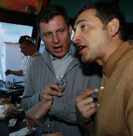 Вечеринка после 44-го лыжного марафона Engadin 2012