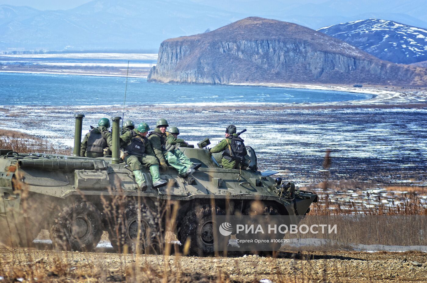 Учения морской пехоты ТОФ в Приморье