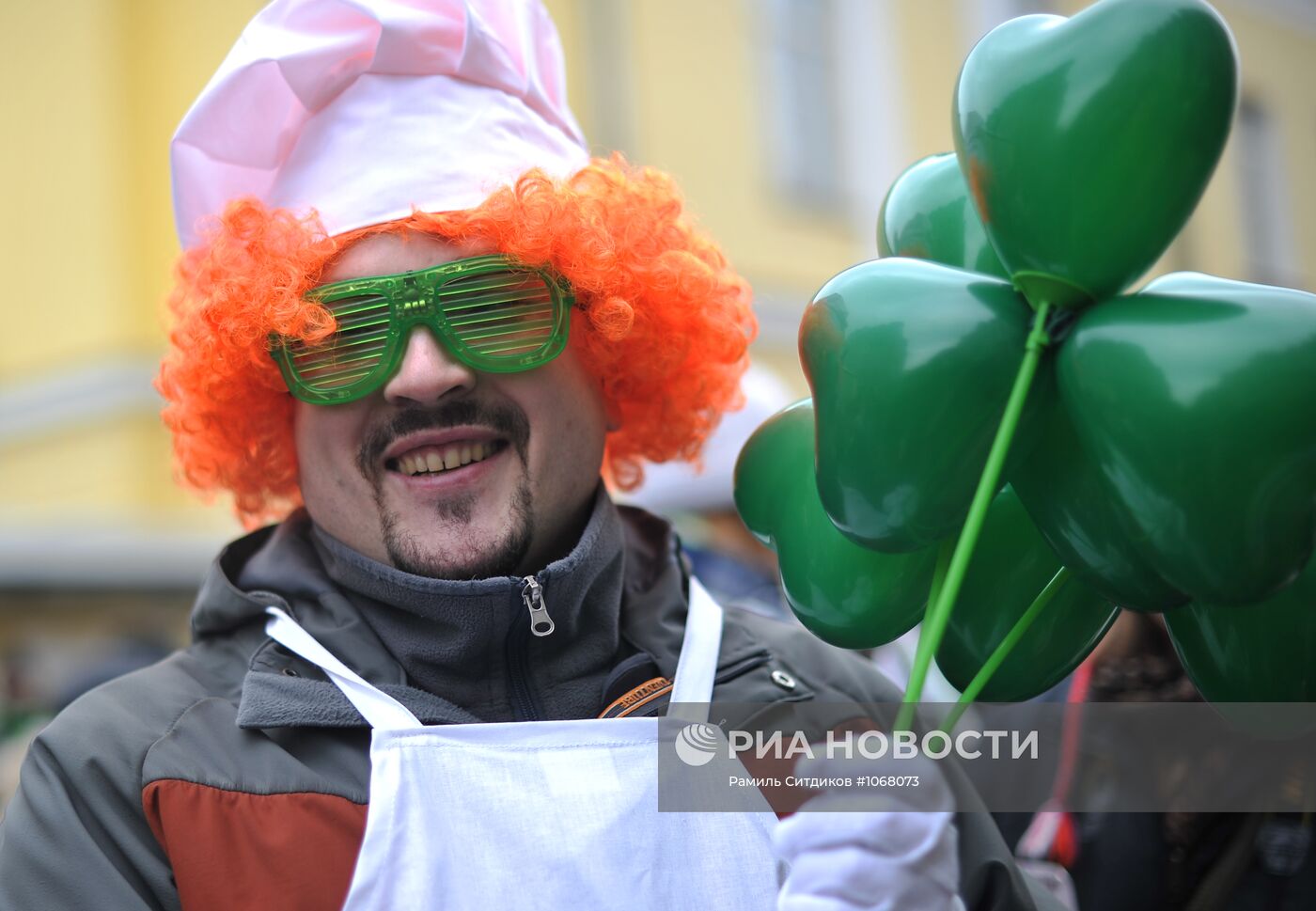 Парад в честь Дня Святого Патрика в Москве