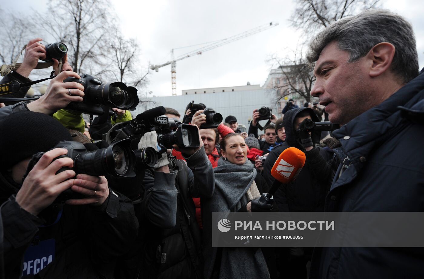 Акция оппозиции на Пушкинской площади
