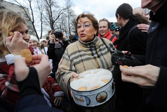 Акция оппозиции на Пушкинской площади