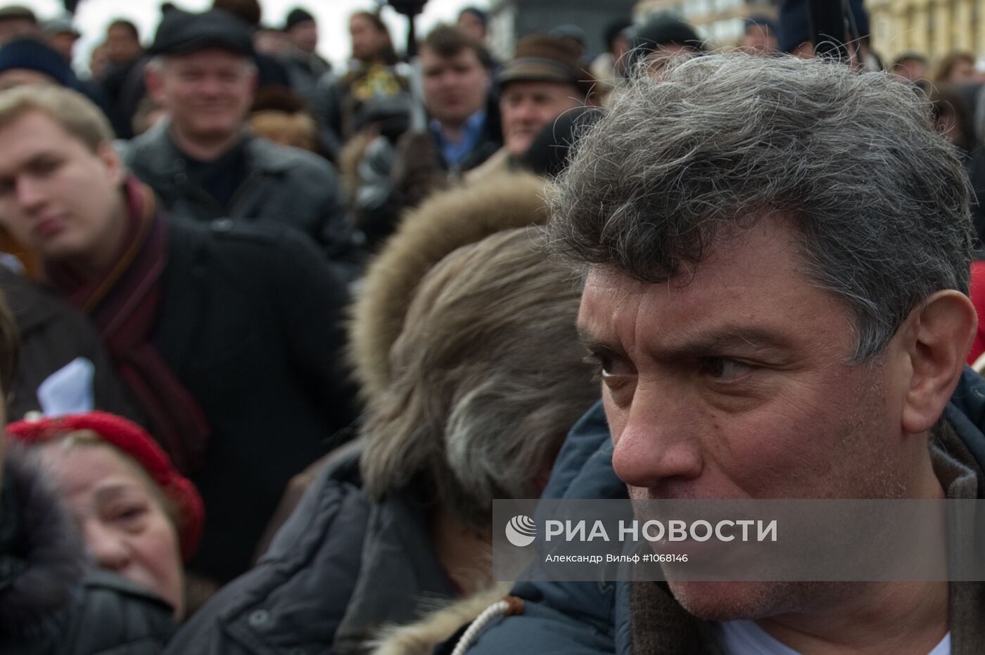 Акция оппозиции на Пушкинской площади