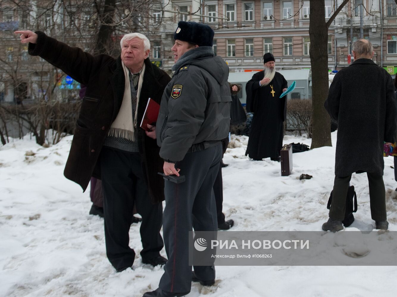 Акция оппозиции на Пушкинской площади