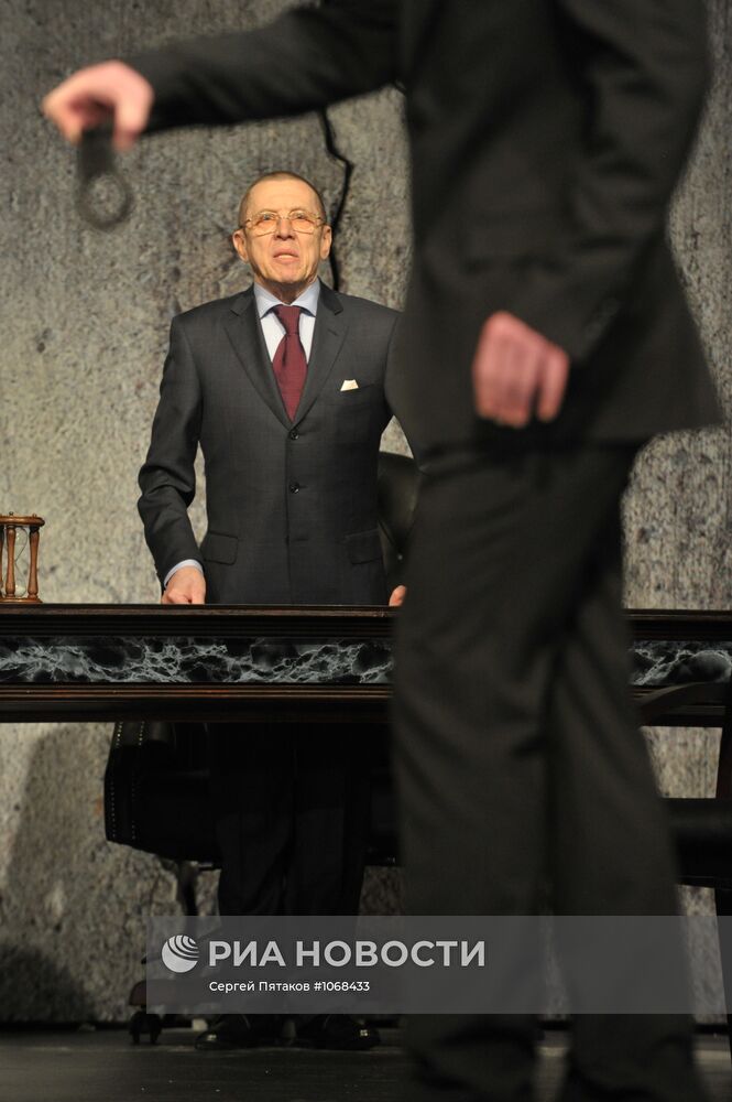 Пресс-показ спектакля "Король умирает" в Театре на Таганке