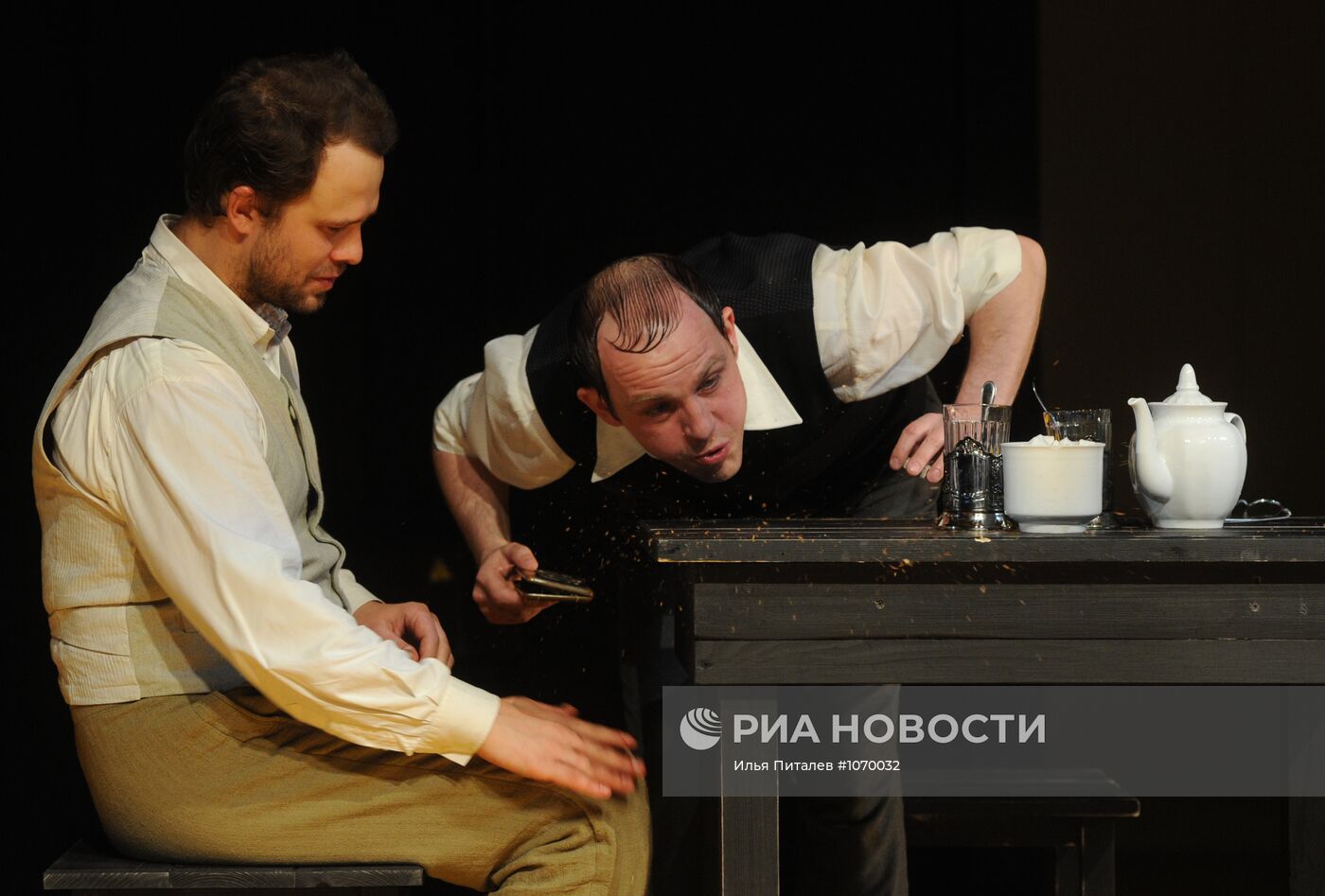 Пресс-показ спектакля "Преступление и наказание" в МХТ им. Чехов