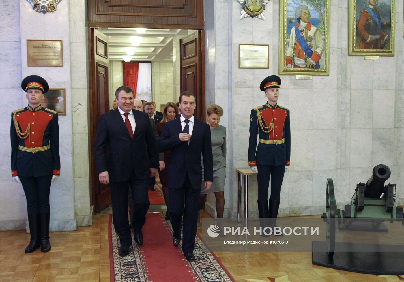 Д.Медведев на расширенной коллегии министерства обороны РФ