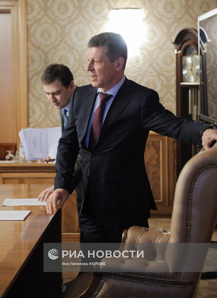Козак проводит заседание межведомственной рабочей группы