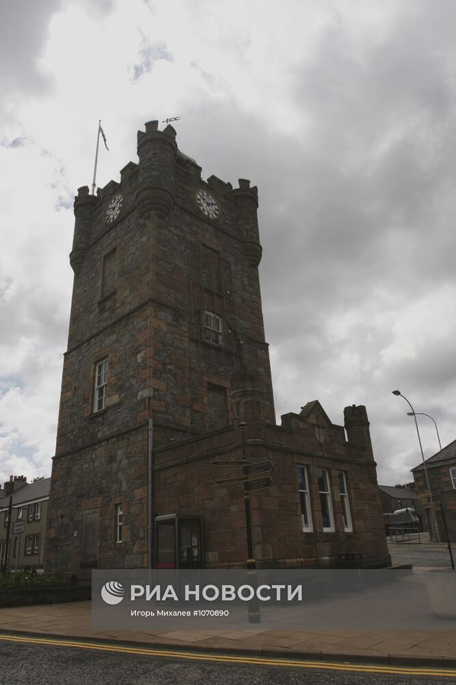 Башня с часами в Даффтауне