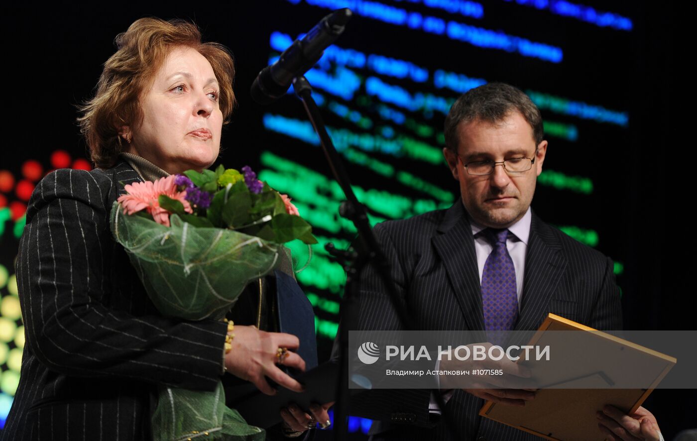 Вручение национальной премии в области печатных СМИ "Искра-2011"