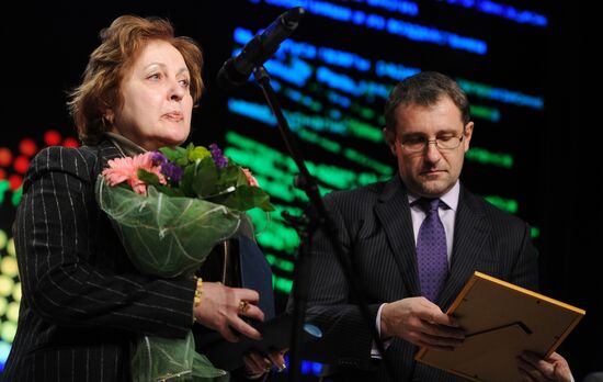 Вручение национальной премии в области печатных СМИ "Искра-2011"